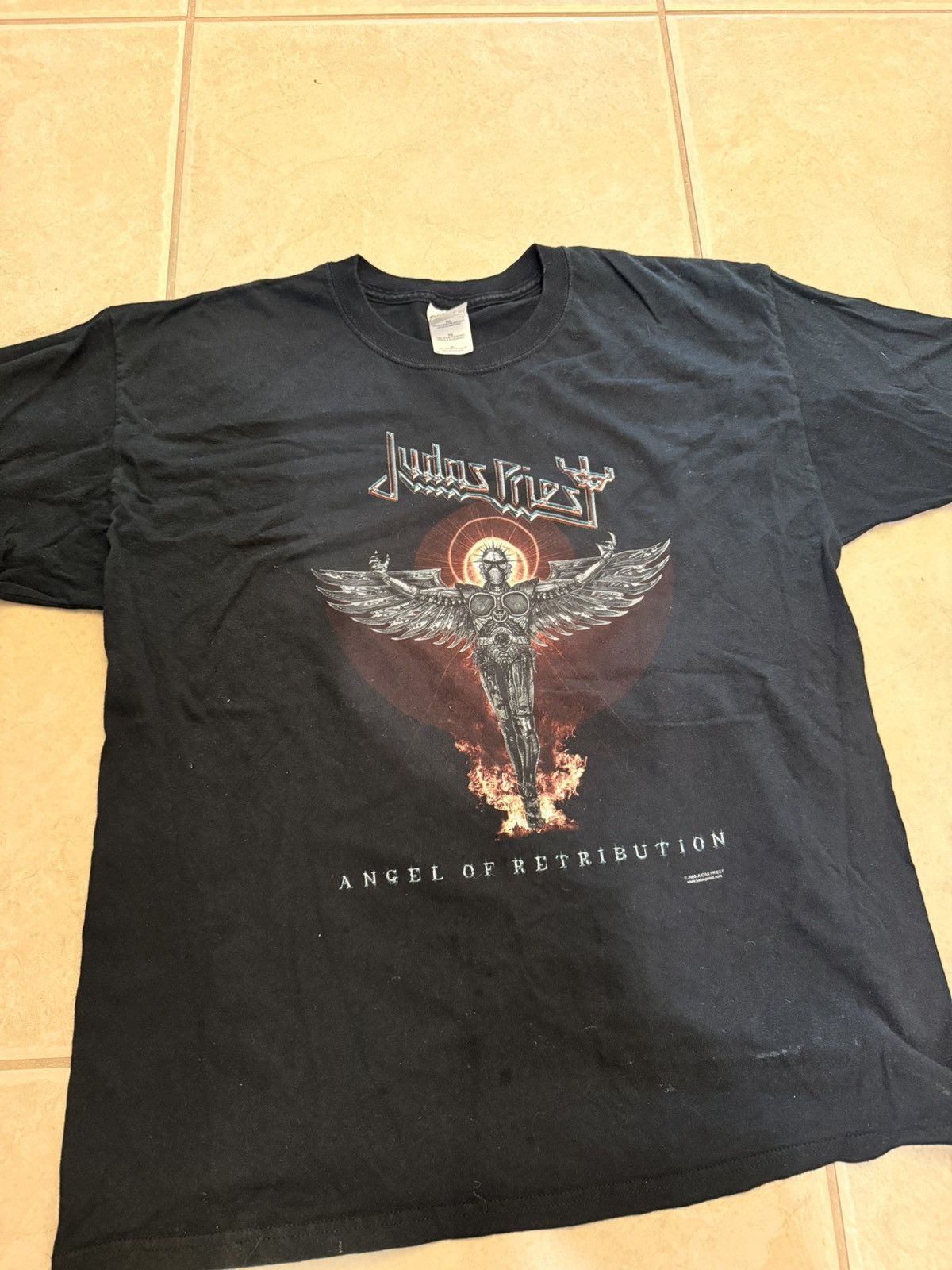 Gildan × Judas Priest × Vintage Vintage 2005 Judas Priest Angel of Retribution World Tour T Size US XL / EU 56 / 4 - 1 Thumbnail
