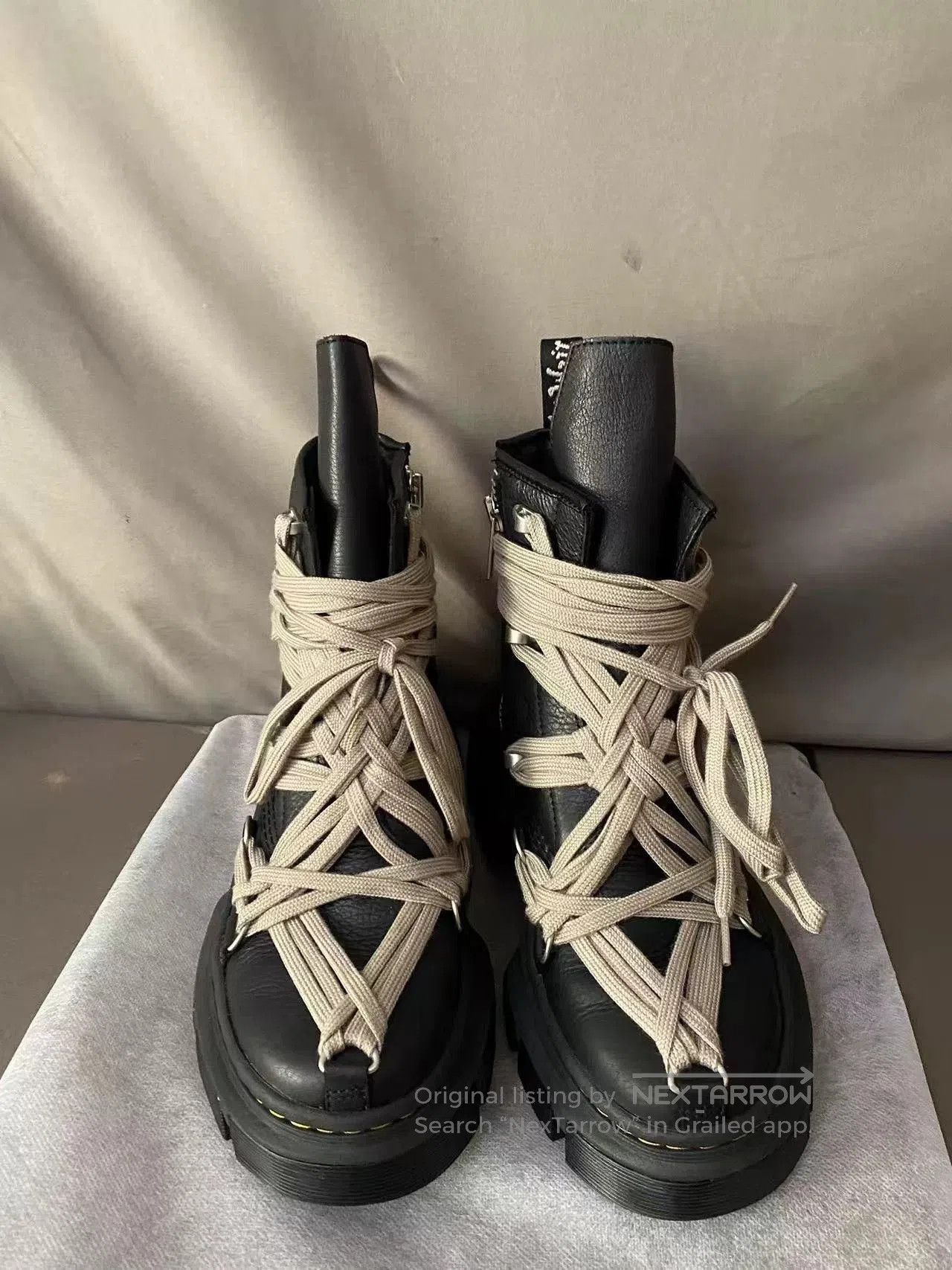 Rick Owens Rick Owens x Dr. Martens Black Boots. Size US 5 / EU 37 - 2 Thumbnail