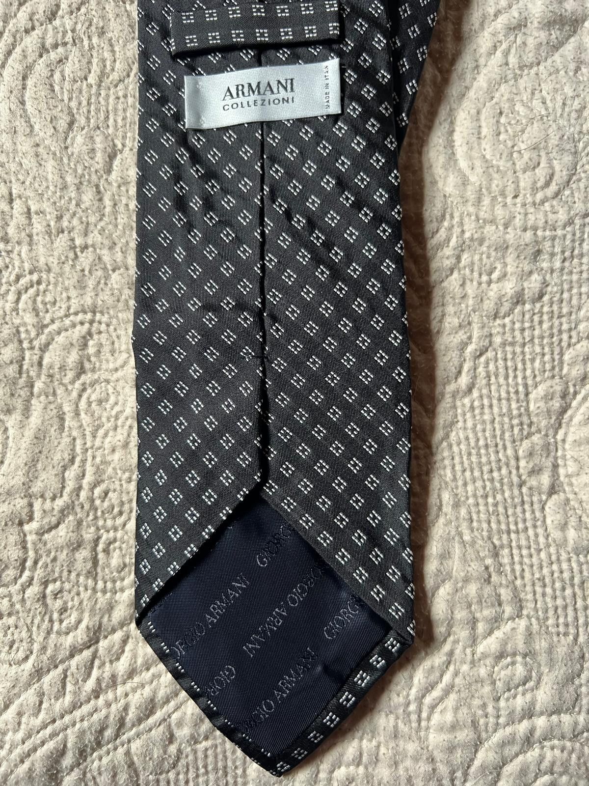 Armani Collezioni Armani Collezioni long exclusive silk tie Size ONE SIZE - 4 Thumbnail