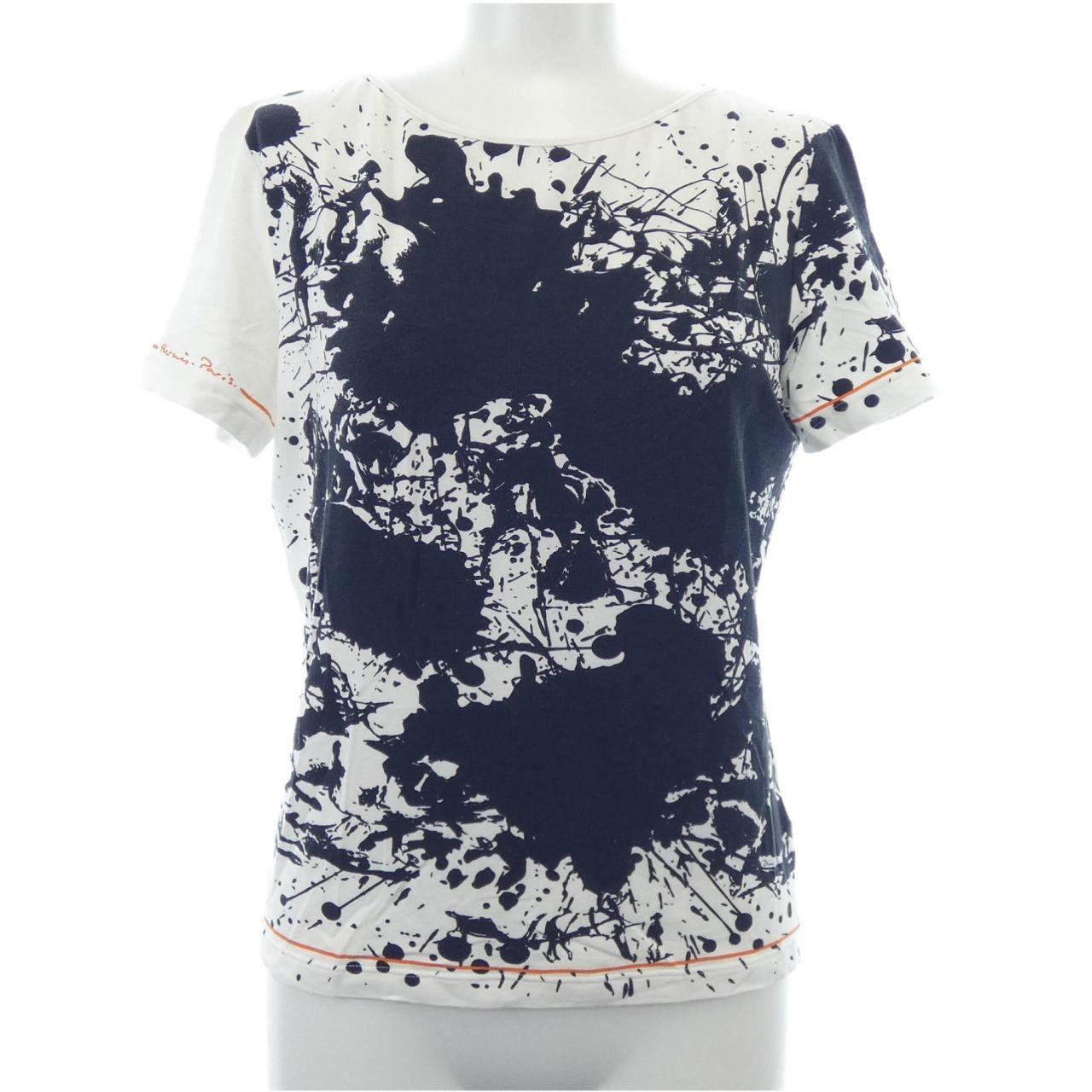 Hermes Hermes Hermes Viscose Elastane T Shirt Textile T-Shirts DUTY FREE for USA Size ONE SIZE - 1 Thumbnail