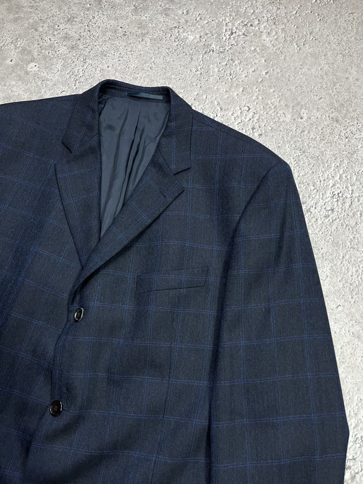 Hugo Boss Hugo Boss Einstein Wool Cashmere Navy Blazer Jacket Size 58 Size US XXL / EU 58 / 5 - 2 Thumbnail