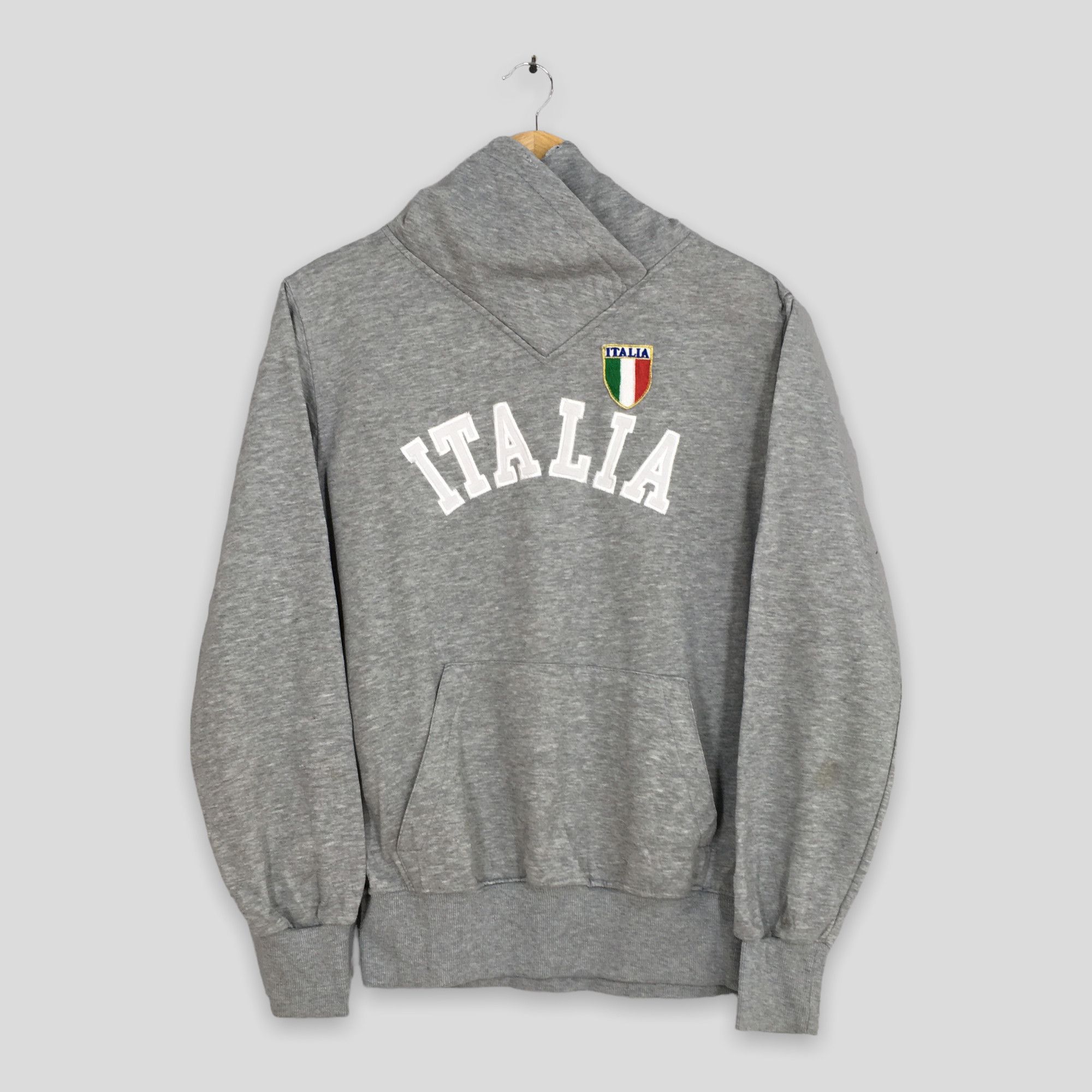 Italic Vintage 90's Italia Gray Sweatshirts Medium Size US M / EU 48-50 / 2 - 1 Thumbnail