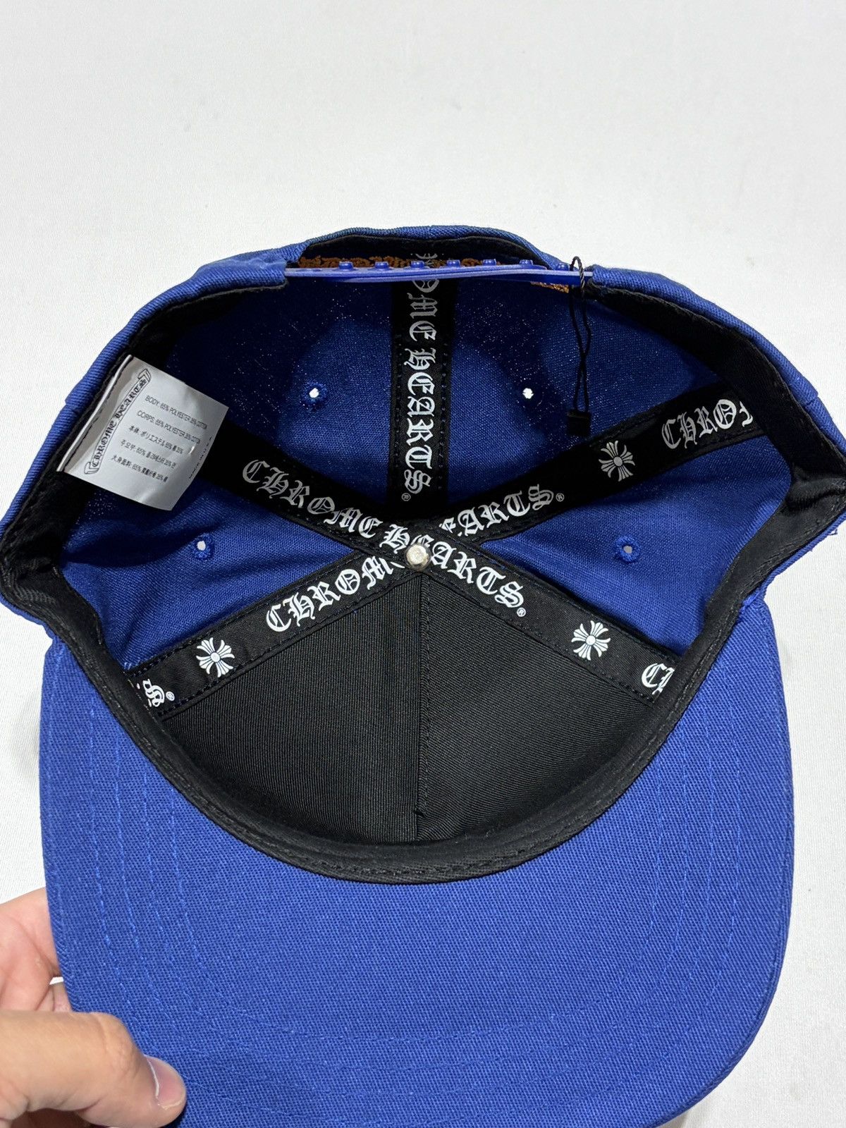 Chrome Hearts Chrome Hearts CH Baseball Cap Blue/Yellow Size ONE SIZE - 6 Thumbnail