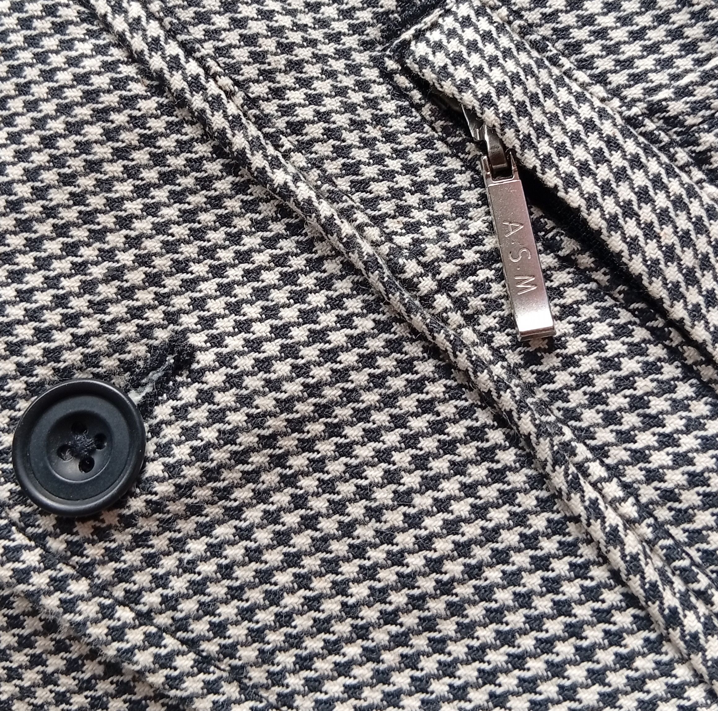 Japanese Brand Atelier Sab Men houndstoodh jacket Size US M / EU 48-50 / 2 - 5 Thumbnail