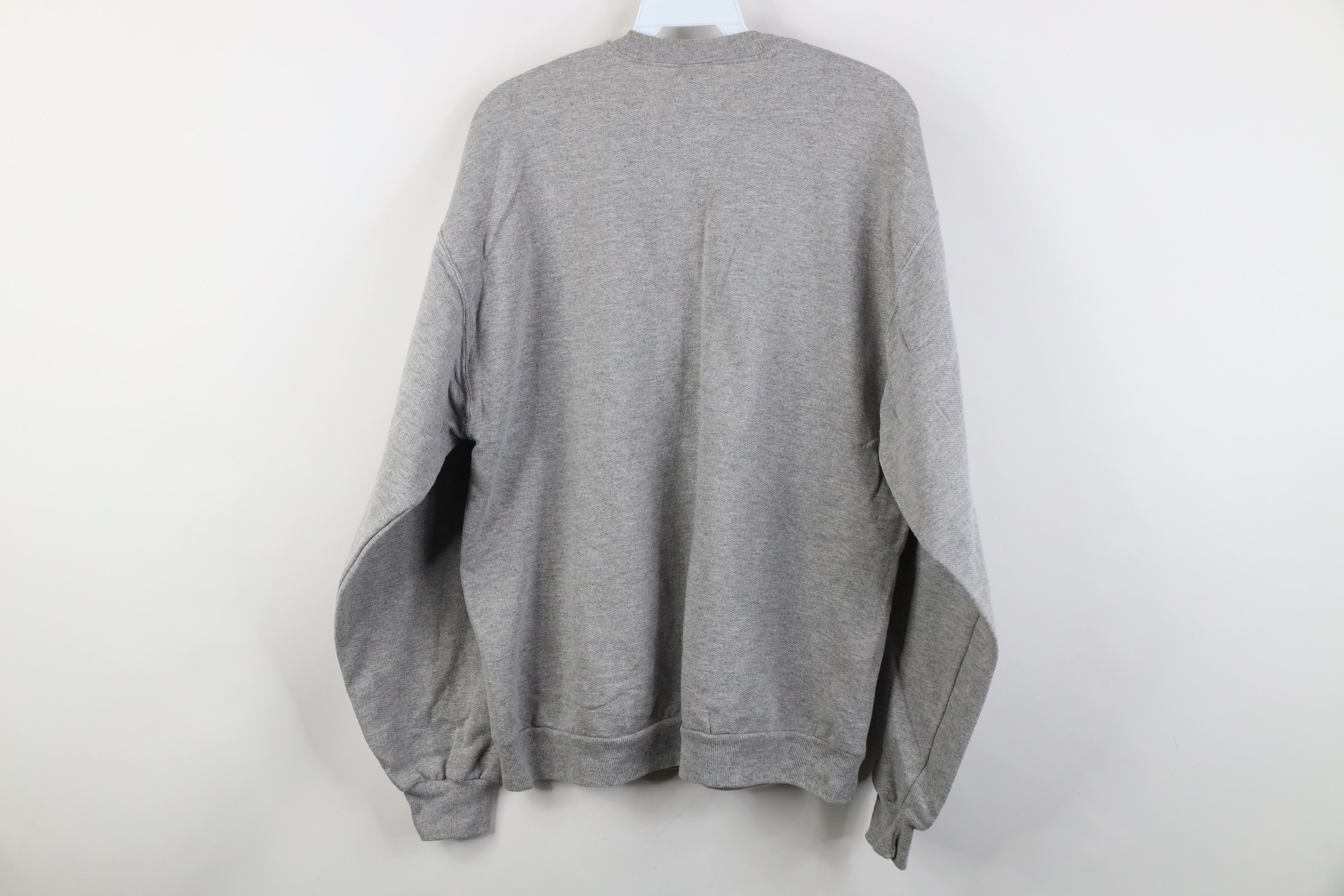 Vintage Vintage 90s Y2K Streetwear Blank Crewneck Sweatshirt Gray Size US M / EU 48-50 / 2 - 10 Thumbnail