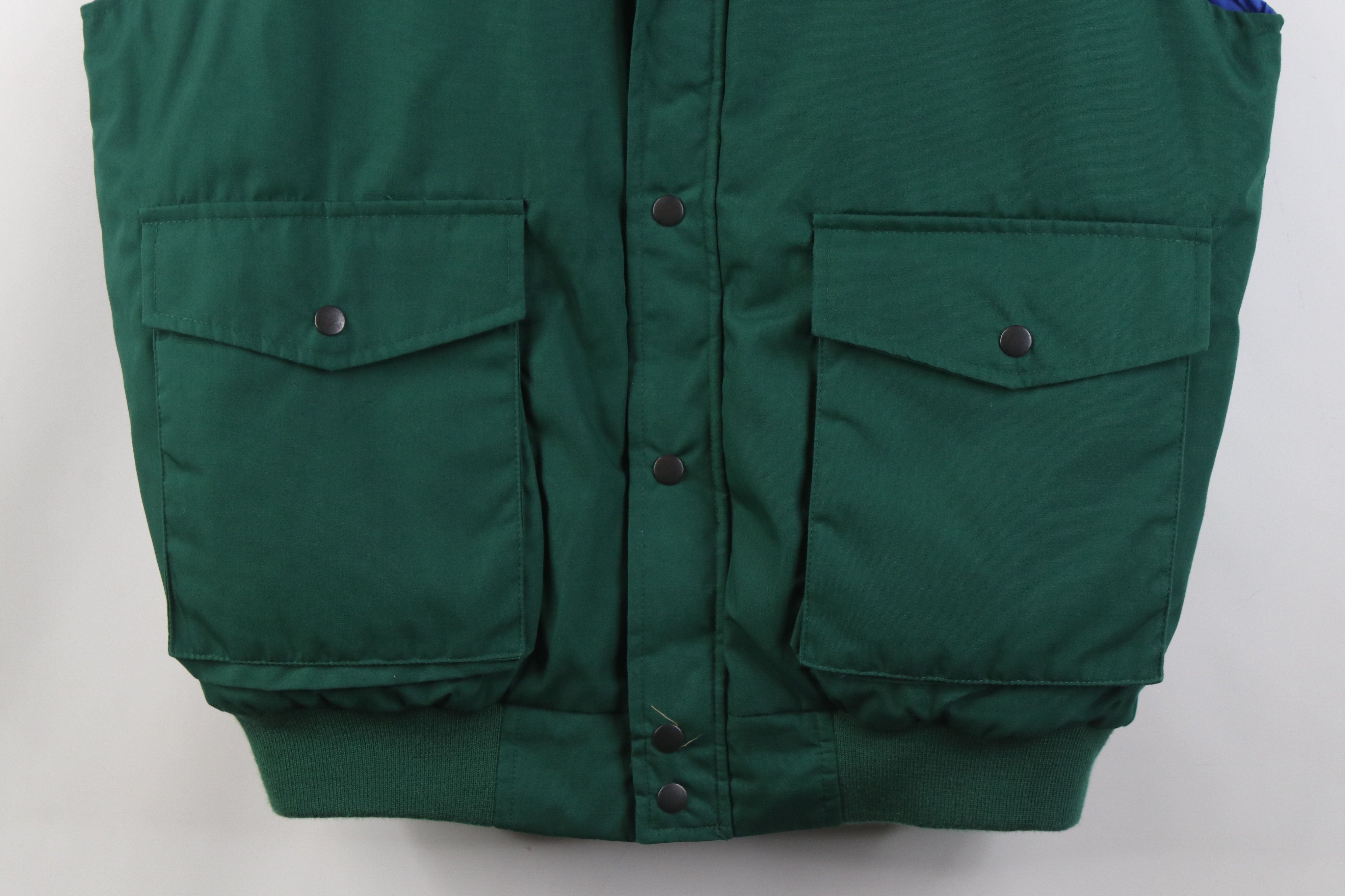 Vintage Vintage 70s Streetwear Reversible Down Puffer Vest Jacket Size US L / EU 52-54 / 3 - 3 Thumbnail