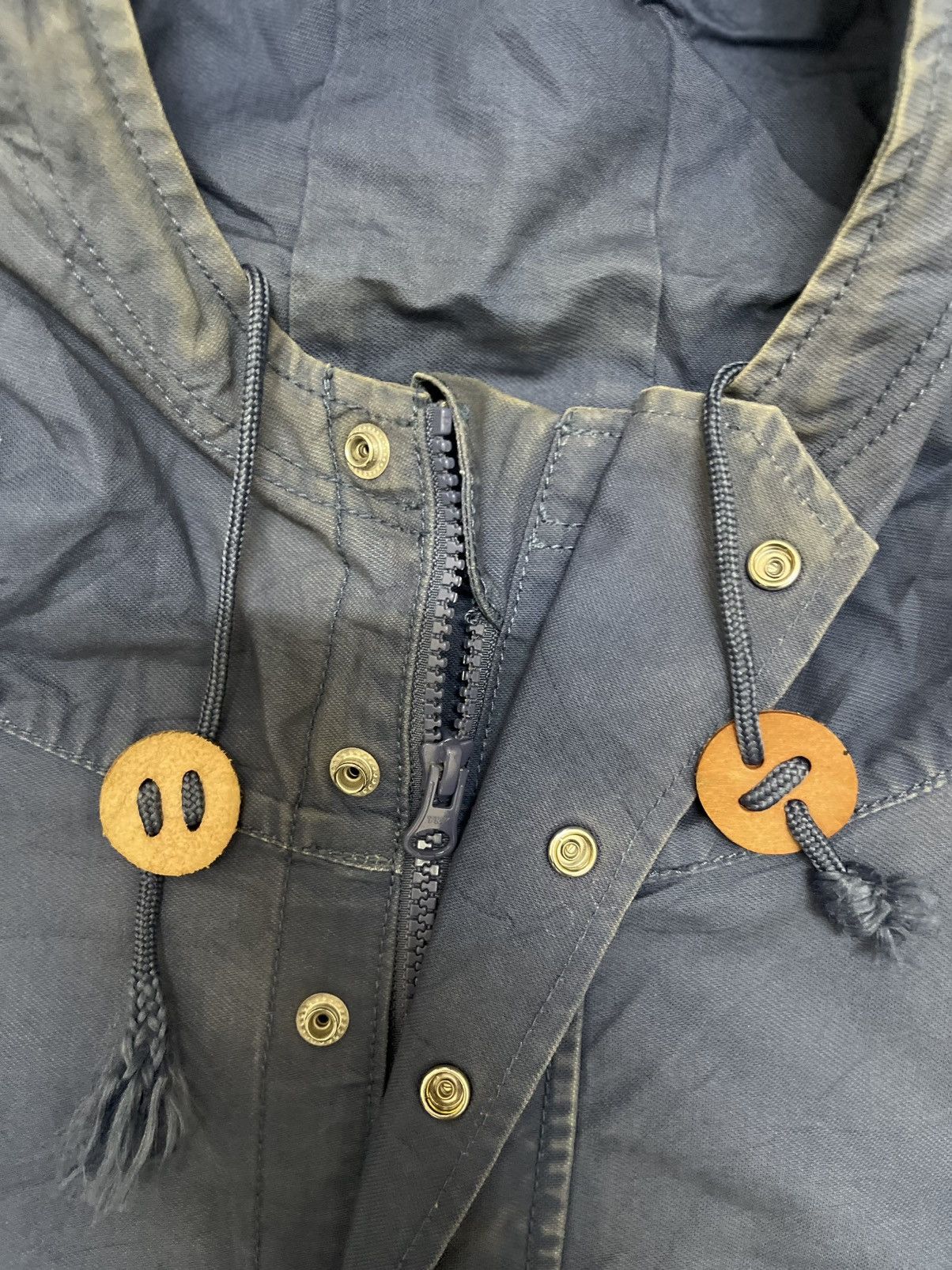 ABAHOUSE × Japanese Brand × Vintage Vintage Abahouse Hooded Jacket - Hidden Zip & Snap Button Size US M / EU 48-50 / 2 - 4 Thumbnail