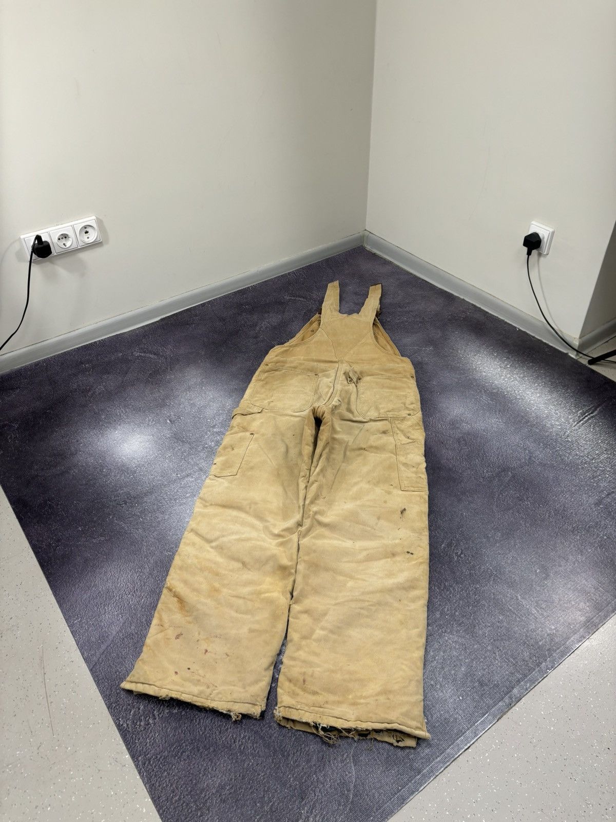 Carhartt Vintage 90s Carhartt Double Knee USA Work Dungaree Overall Size US 34 / EU 50 - 17 Thumbnail