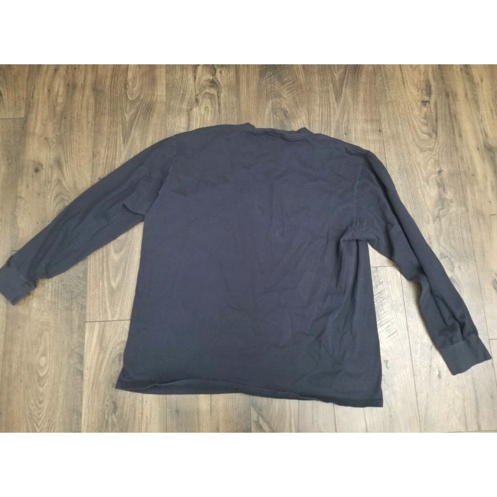 Ralph Lauren VINTAGE Polo Jeans Ralph Lauren Long Sleeve Shirt XL Blue 90s Embellished Tee Mens USA 1990s Polo Jeans RRL Sportswear Size US XL / EU 56 / 4 - 6 Thumbnail