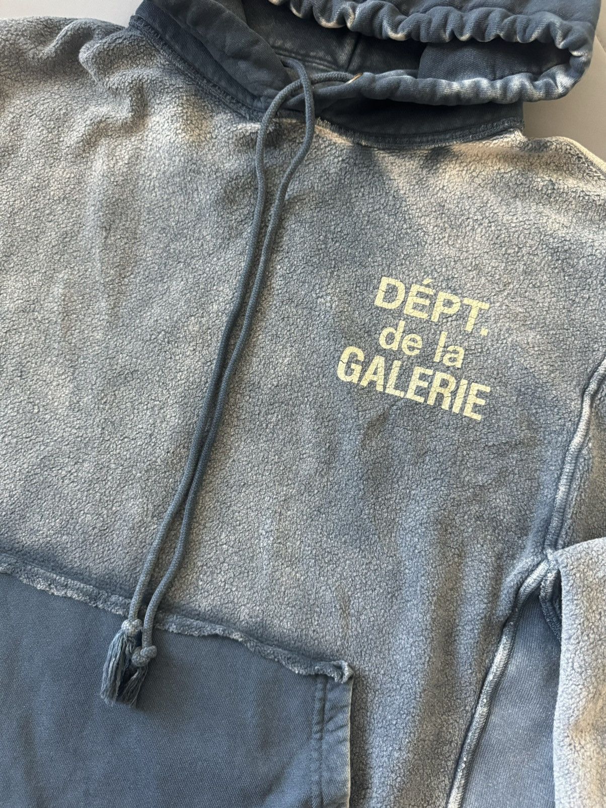 Gallery Dept. Gallery Dept. Reversible French Logo Hoodie Faded Navy Blue Size US L / EU 52-54 / 3 - 3 Thumbnail