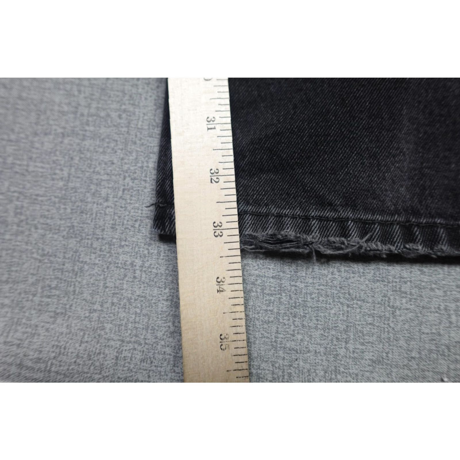 Levi's Levi’s 505 Jeans Mens Regular Fit Black Charcoal Wash Denim Straight Leg 38x34 Cotton Zip Pocket Leather Patch Red Tab Size US 38 / EU 54 - 6 Thumbnail