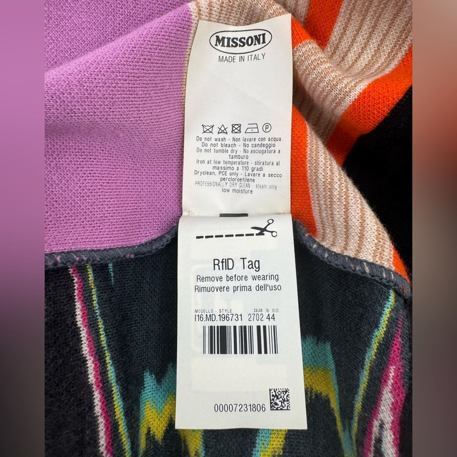 Missoni Missoni flame stitch set cotton top Size 10 Skirt Size 8 Size 30" / US 8 / IT 44 - 6 Thumbnail