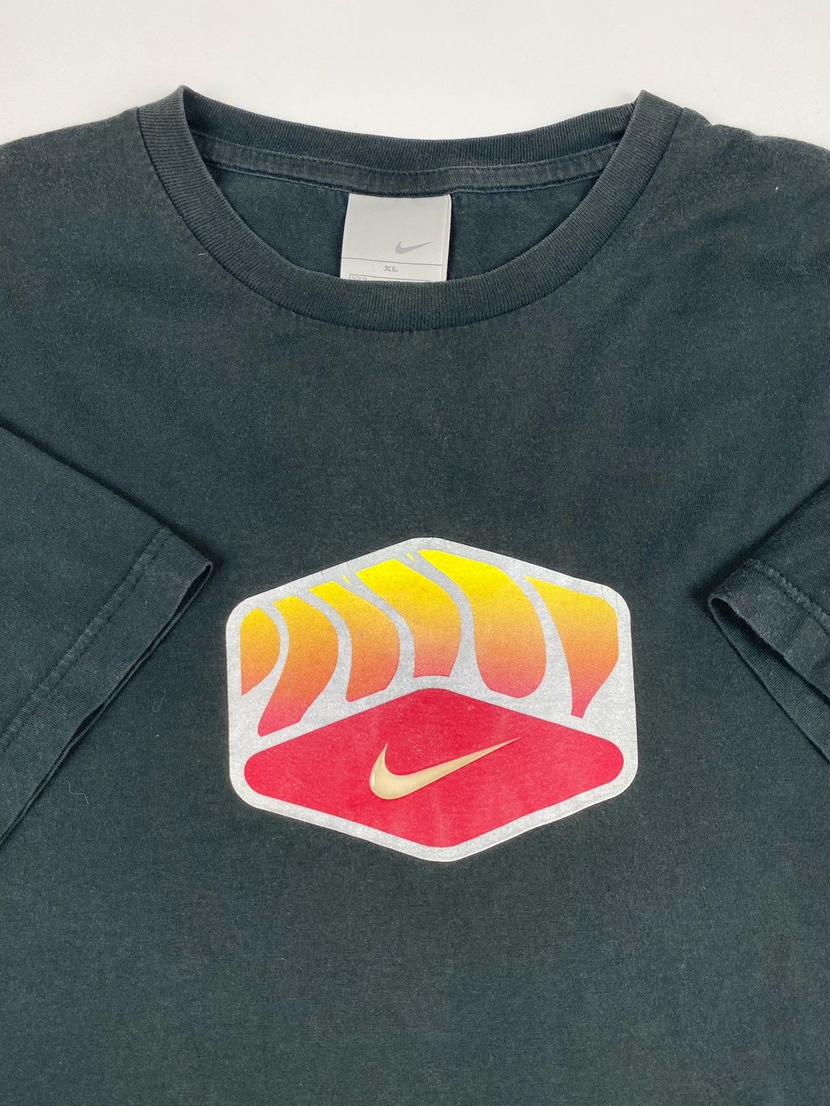 Nike × Vintage 2000’s Vintage Nike TN Gradient Logo Boxy Tee Size US XL / EU 56 / 4 - 2 Thumbnail