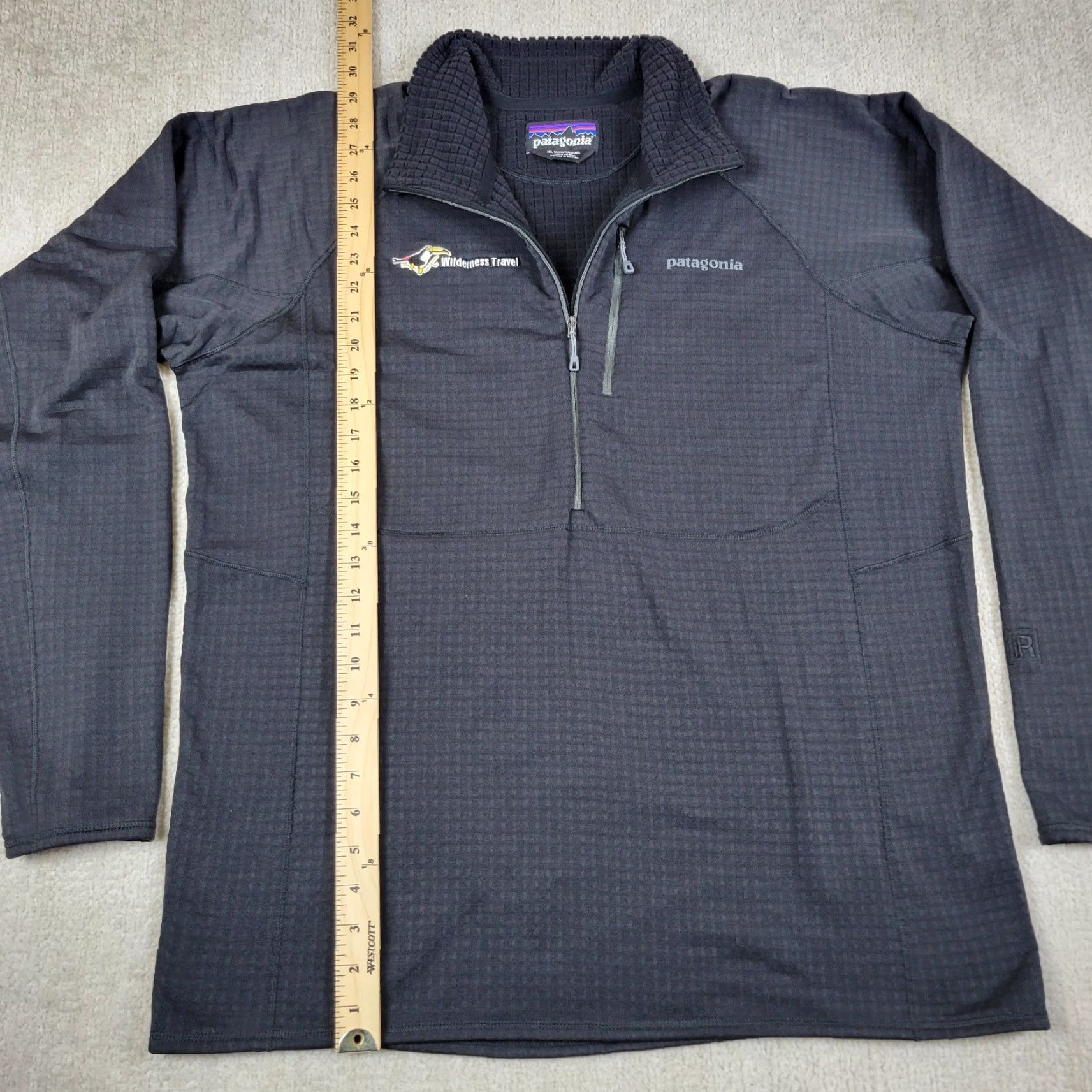 Patagonia Patagonia R1 Fleece Jacket Mens XL Black Thermal Full Zip Hiking Outdoor Jacket Size US XL / EU 56 / 4 - 5 Thumbnail