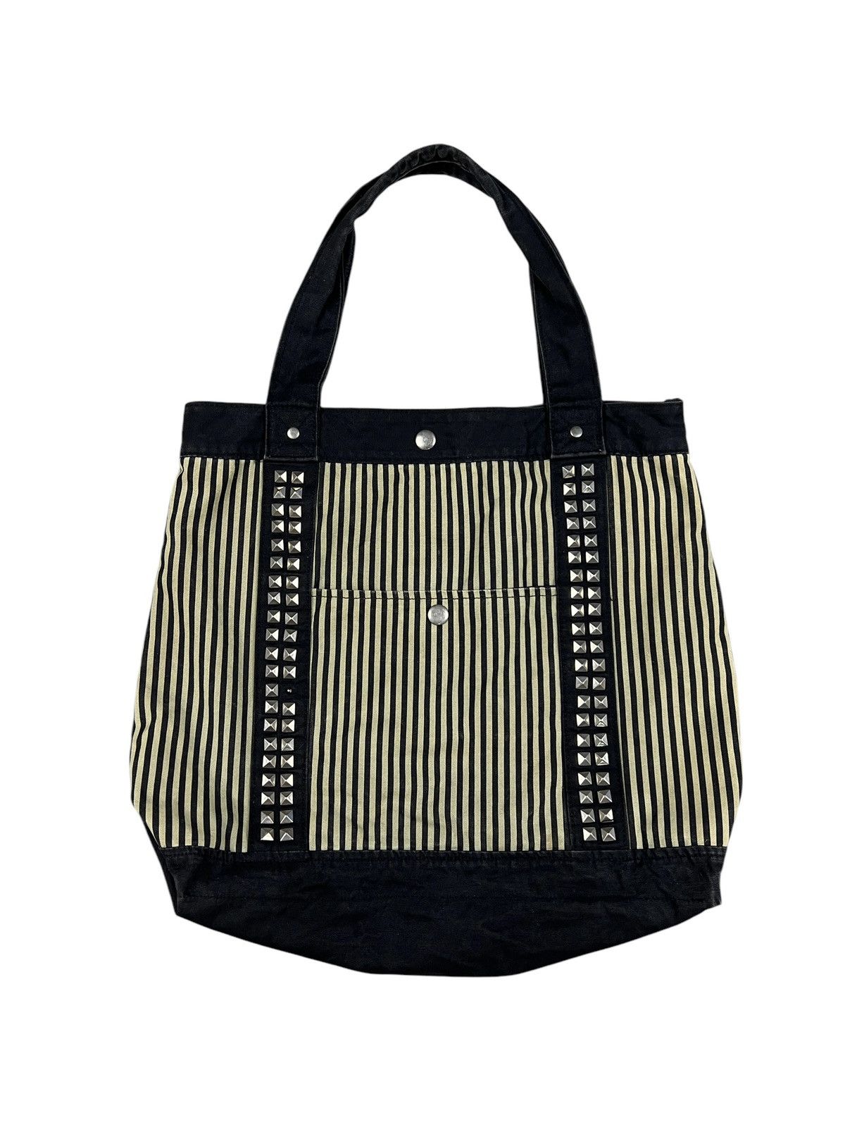 Algonquins Algonquins Studded Skull Embroidery Tote Bag Size ONE SIZE - 9 Thumbnail