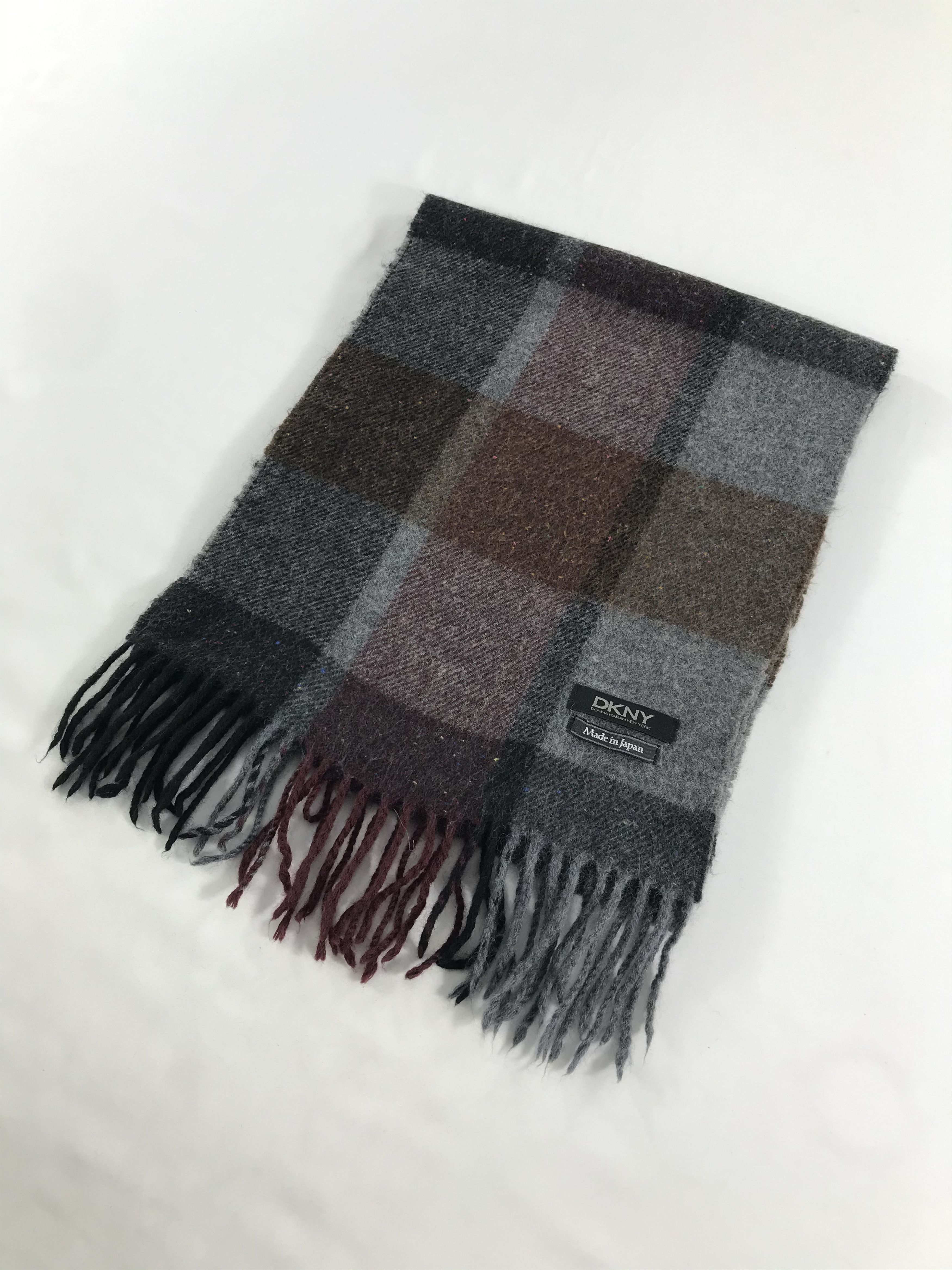 DKNY DKNY Wool Scarf Muffler V87 Size ONE SIZE - 3 Thumbnail