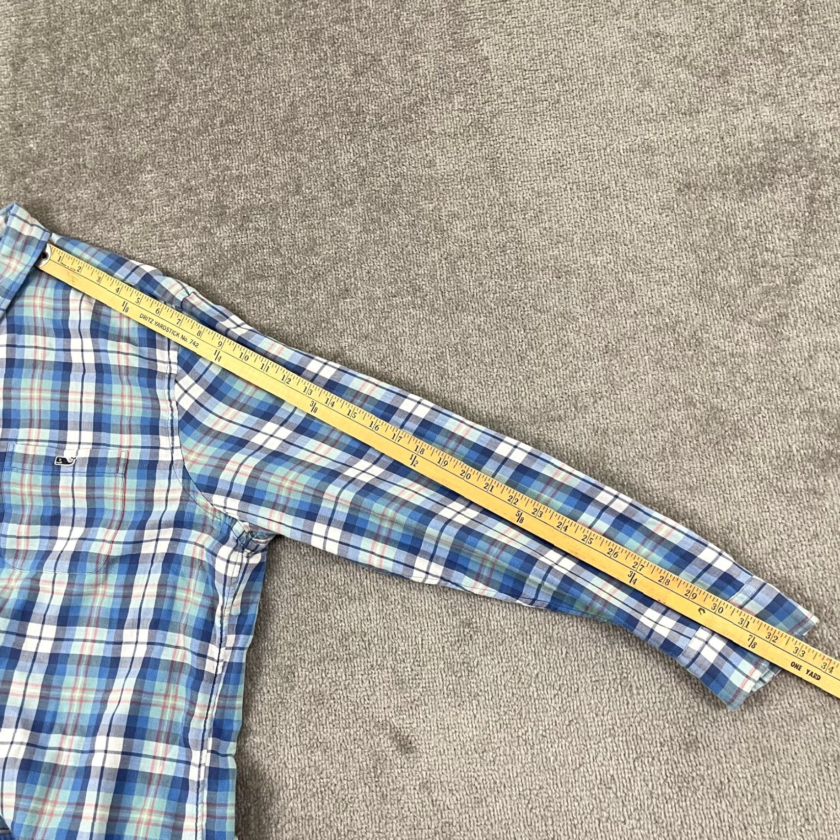 Vineyard Vines Vineyard Vines Tucker Shirt Mens 2XL Slim Fit Blue Plaid Button Up Preppy Shirt Size US XXL / EU 58 / 5 - 7 Thumbnail