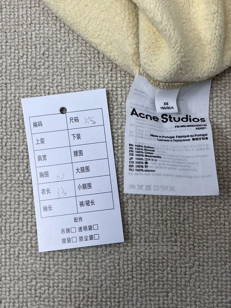 Acne Studios Acne Studios Solid color pullover leisure long-sleeve swea Size XS / US 0-2 / IT 36-38 - 3 Thumbnail