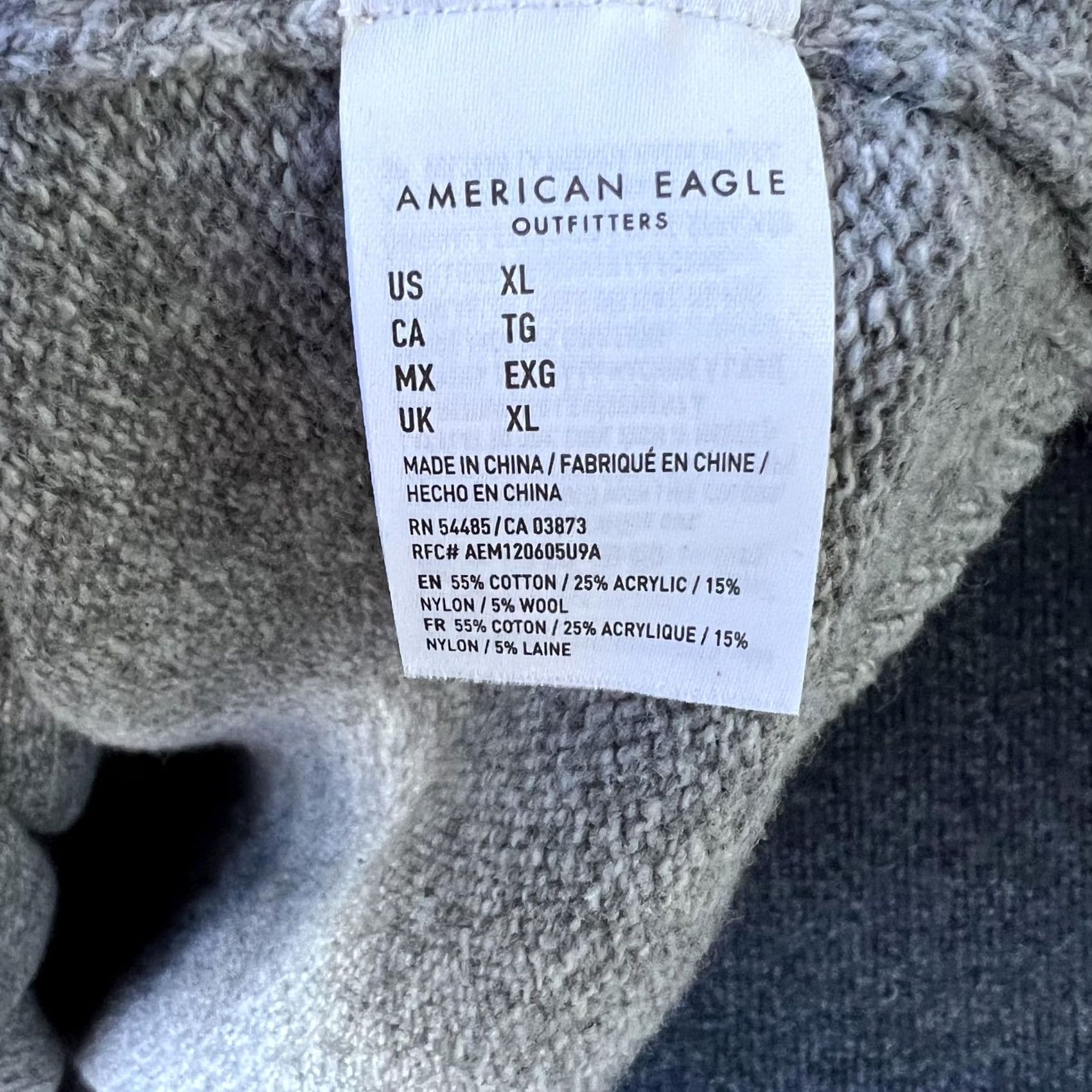 American Eagle Outfitters VINTAGE American Eagle Sweater Mens XL Gray Shawl Collar Fair Isle Nordic Pullover Knit Size US XL / EU 56 / 4 - 4 Thumbnail