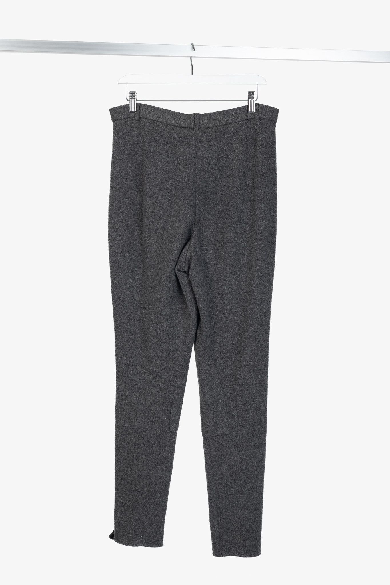 Donna Karan Donna Karan New York Grey Cashmere-Knit Jodhpurs Size 32" / US 10 / IT 46 - 2 Thumbnail