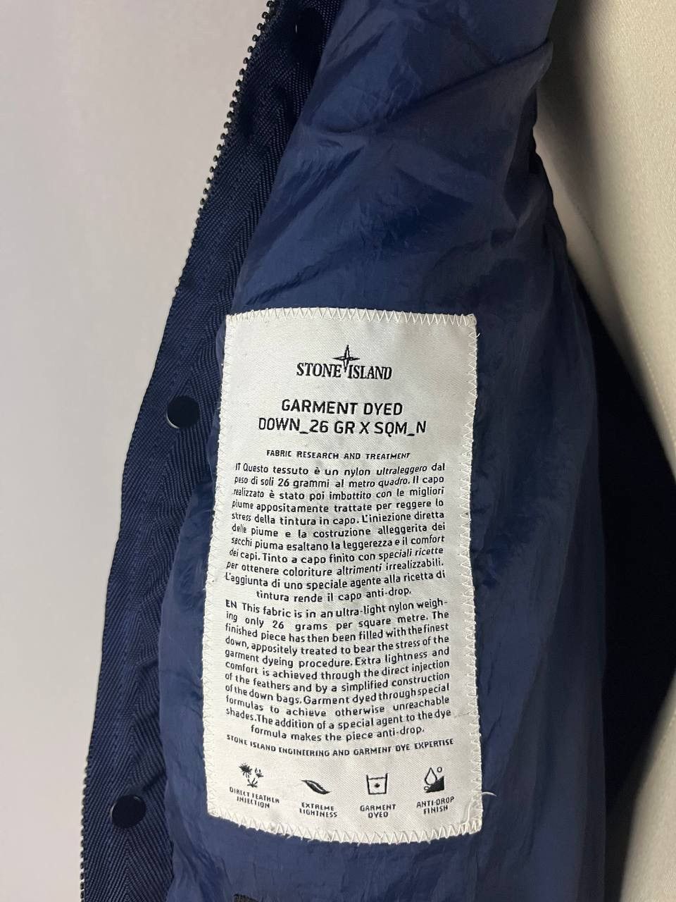 Stone Island Stone Island Garment Dyed Down Vest Navy Size US XL / EU 56 / 4 - 12 Thumbnail
