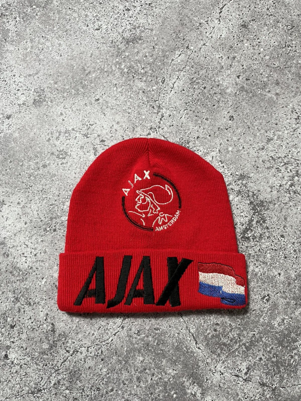 Vintage Vintage AJAX 70-80's Amsterdam Beanie AFC Hat Size ONE SIZE - 1 Thumbnail