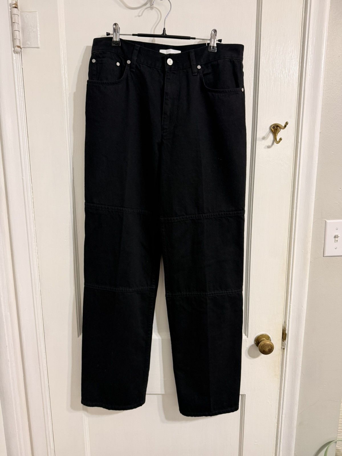 Helmut Lang Helmut Lang Black Zip Carpenter Jeans Size US 32 / EU 48 - 1 Thumbnail