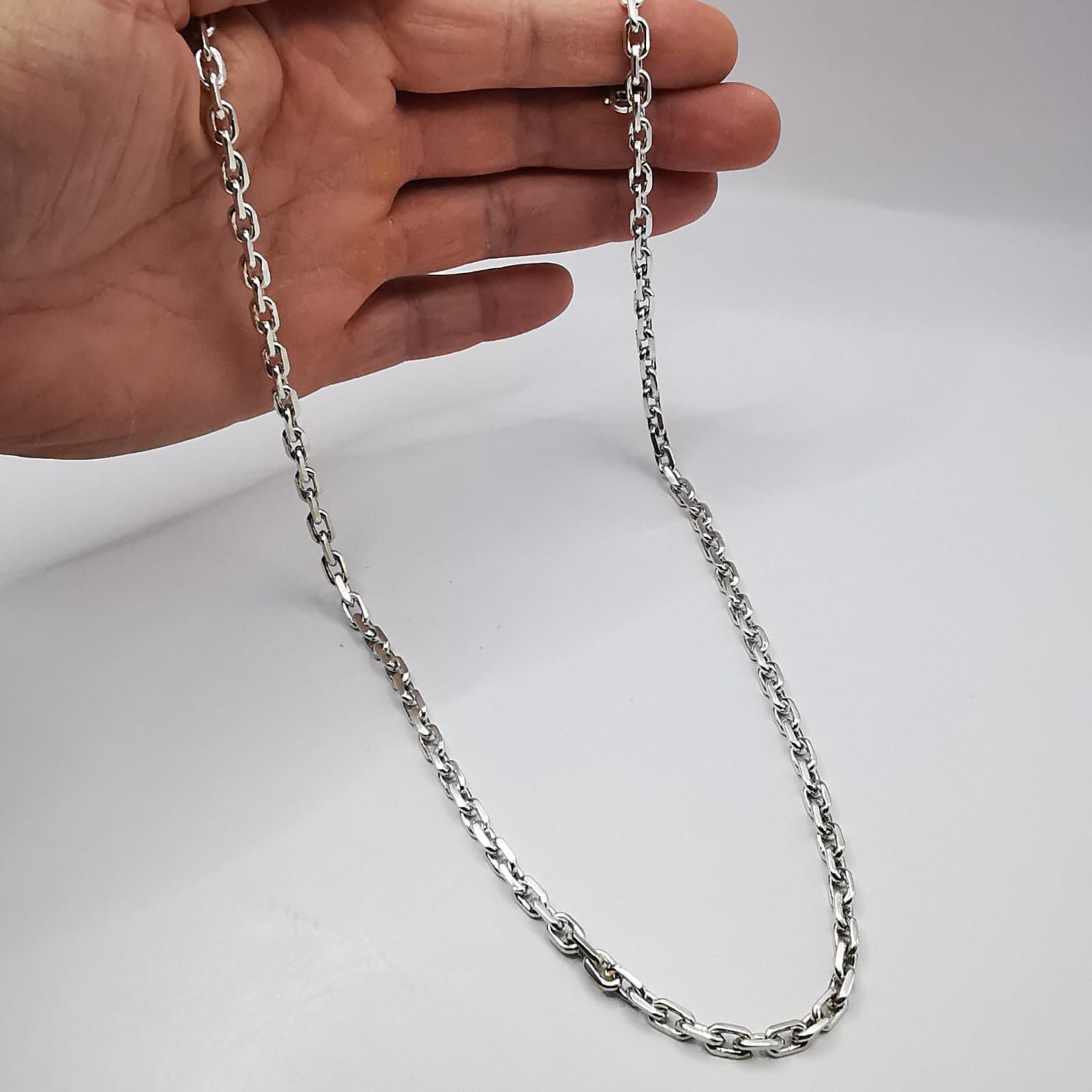 Sterling Silver Vintage Beautiful Jewelry Chain,925 Sterling Silver 46,64g Size ONE SIZE - 7 Thumbnail