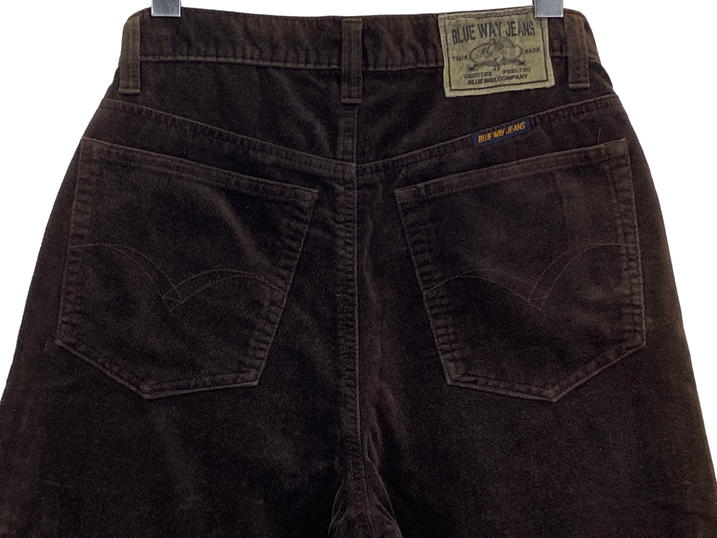Japanese Brand × Rockstar Games Blue Way Corduroy Pants Blue Way Japanese Modern Size US 27 - 6 Thumbnail