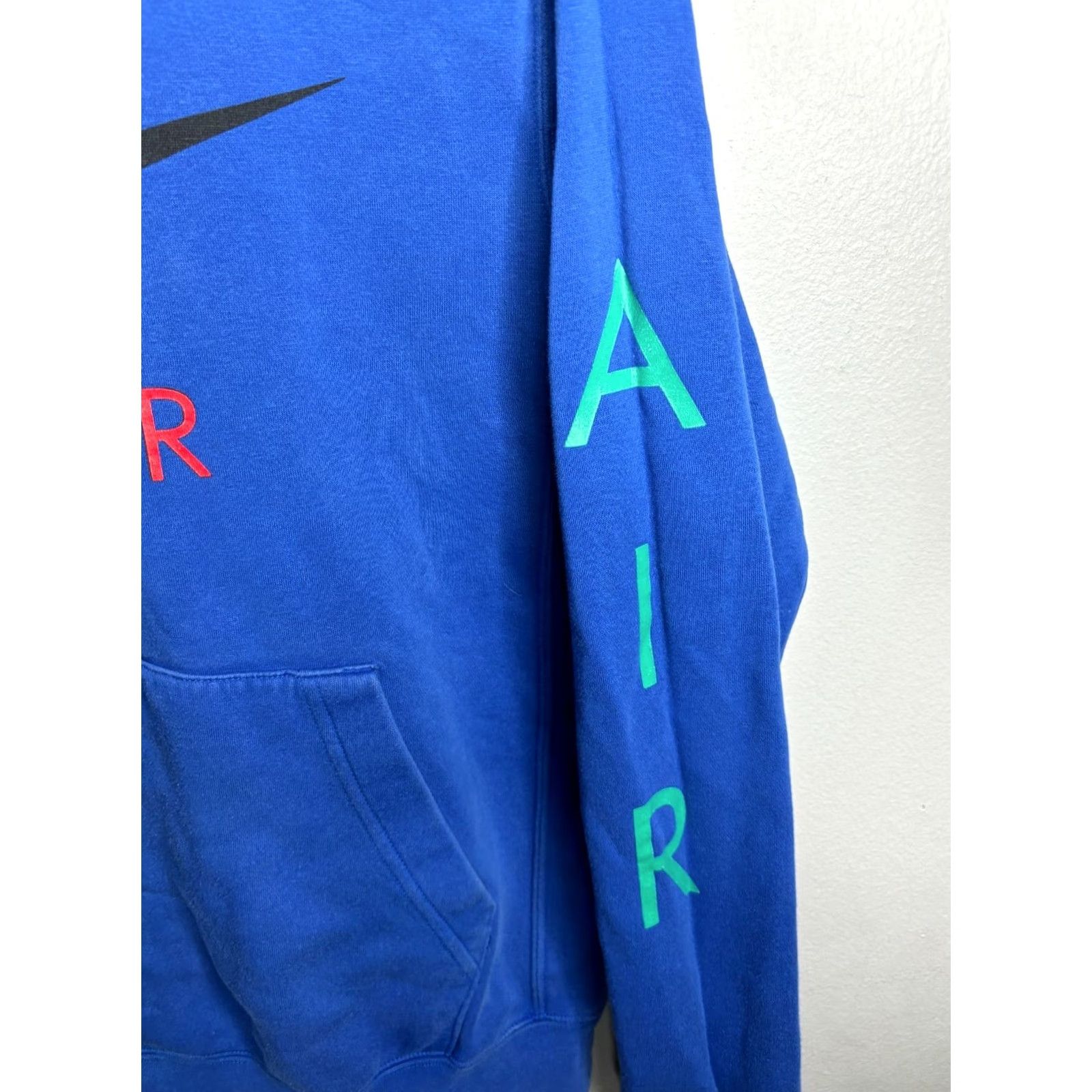 Nike Nike Air Logo Club Fleece Pullover Hoodie Men XS? No, Size S Blue Logo Sweater 014 Winter Classic Size US S / EU 44-46 / 1 - 3 Thumbnail