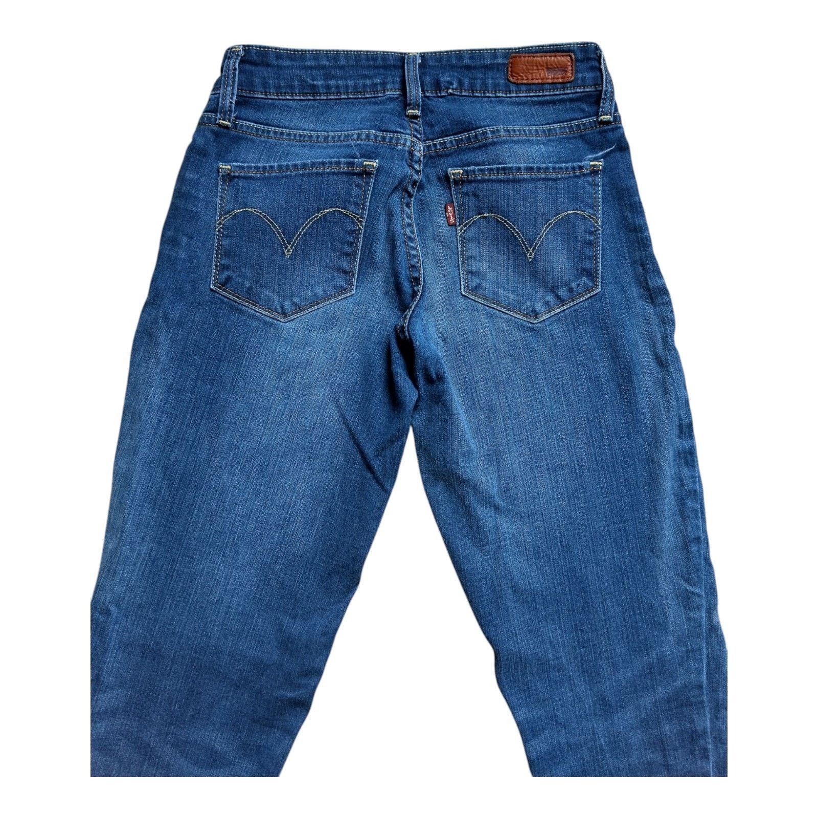 Levi's Women's Blue Levi's Jeans, W24 L32, Skinny Size 24" / US 00 / IT 34 - 3 Thumbnail