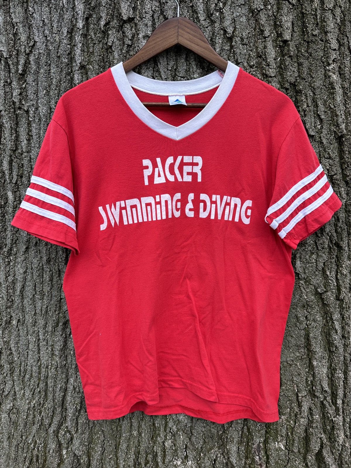 Augusta Sportswear × Vintage Vintage Augusta Packer Swimming & Divine T Shirt Size US M / EU 48-50 / 2 - 1 Thumbnail