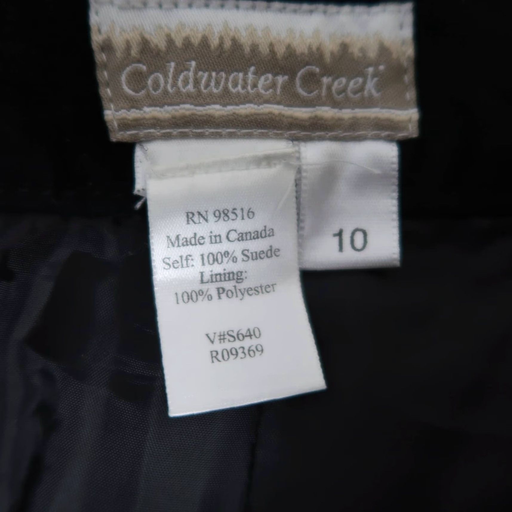 Coldwater Creek Coldwater Creek Black Suede Leather High Rise Straight Leg Pants 10 Women Dress Pants Regular Size 10 Black Suede Leather Size 32" / US 10 / IT 46 - 4 Thumbnail