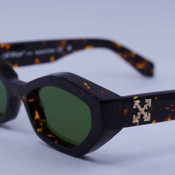 Off-White Off-White OERI144 HILO 6055 Sunglasses Havana Cat Eye Frame Size ONE SIZE - 5 Thumbnail