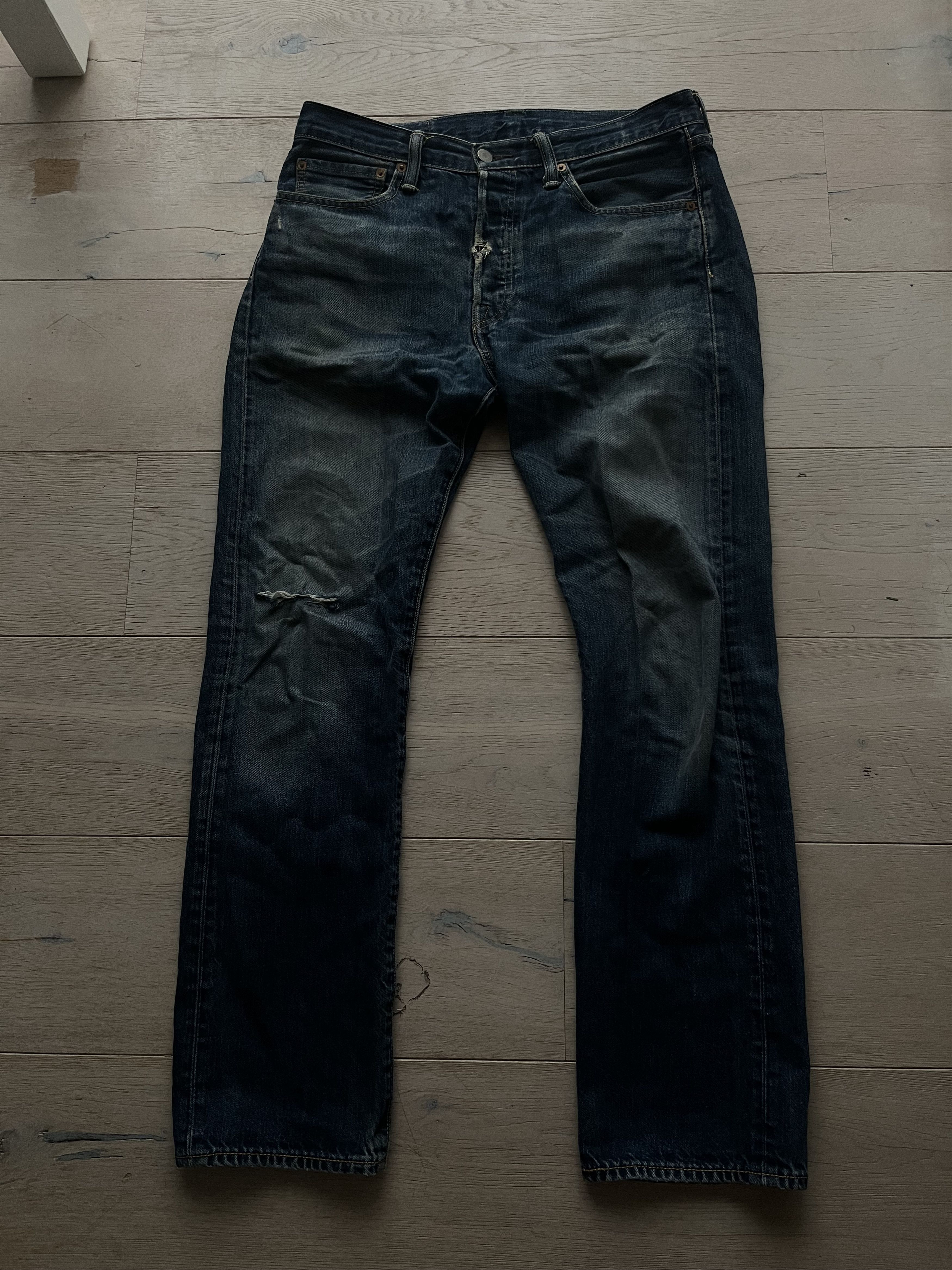 Vintage distressed Levis 501