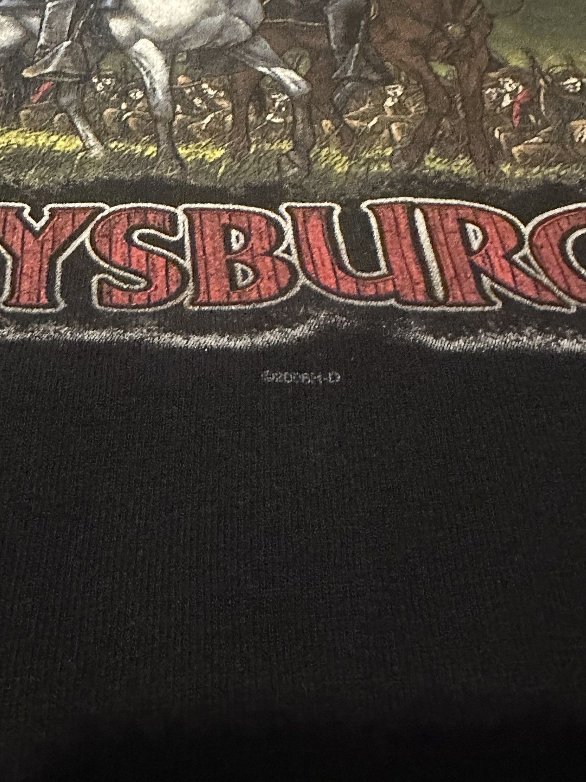 Harley Davidson × Vintage Y2K Flaming skull /Gettysburg Harley Davidson tee Size US L / EU 52-54 / 3 - 8 Thumbnail
