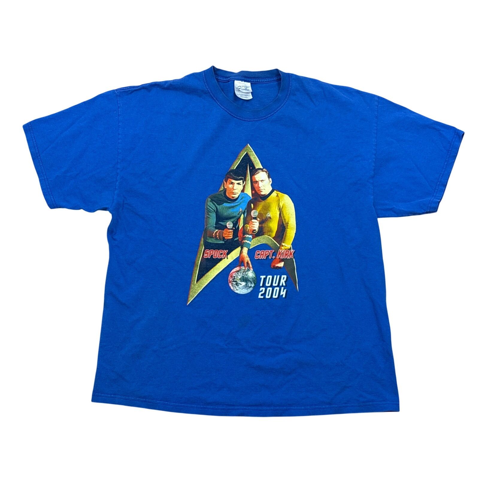 Port & Company Vintage 2004 Spock Kirk Tour Star Trek XL Y2K shirt Size US XL / EU 56 / 4 - 2 Thumbnail