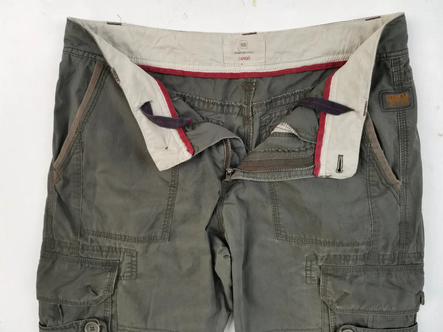 Japanese Brand Rare!!! Maru Khakis Tactical Cargo Multipocket Pants Size US 34 / EU 50 - 7 Thumbnail