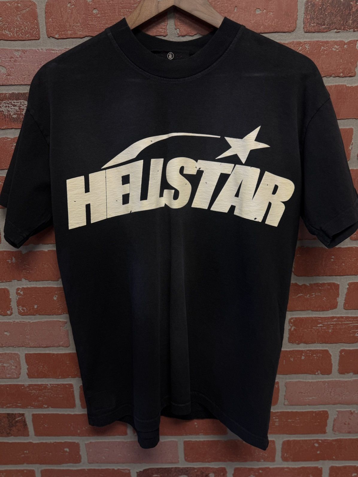 HELLSTAR Hellstar Black Logo Tee Shirt 100% Authentic Size XS Size US XS / EU 42 / 0 - 3 Thumbnail