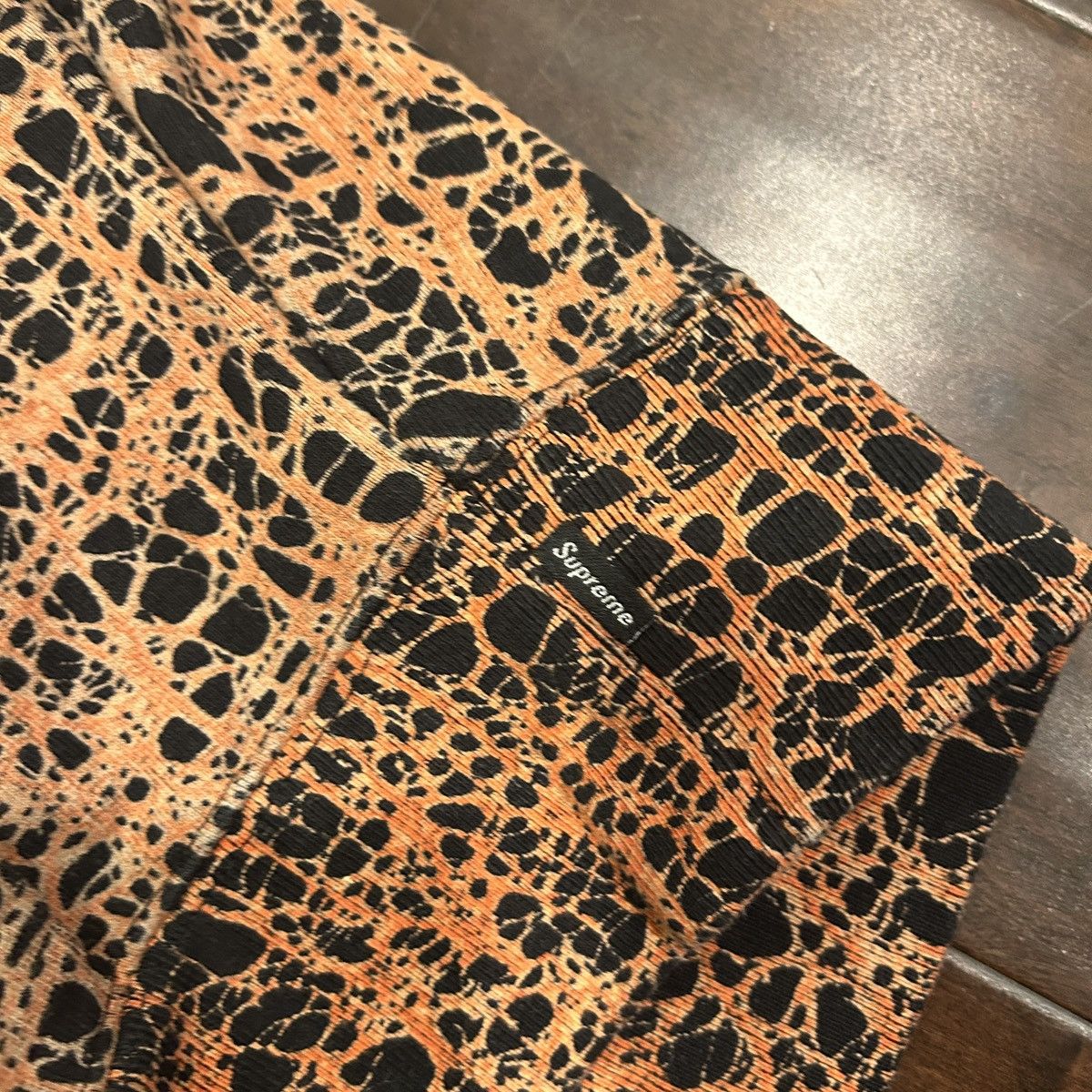 Supreme Supreme SS19 Orange Marble Hoodie Size M Size US M / EU 48-50 / 2 - 6 Thumbnail