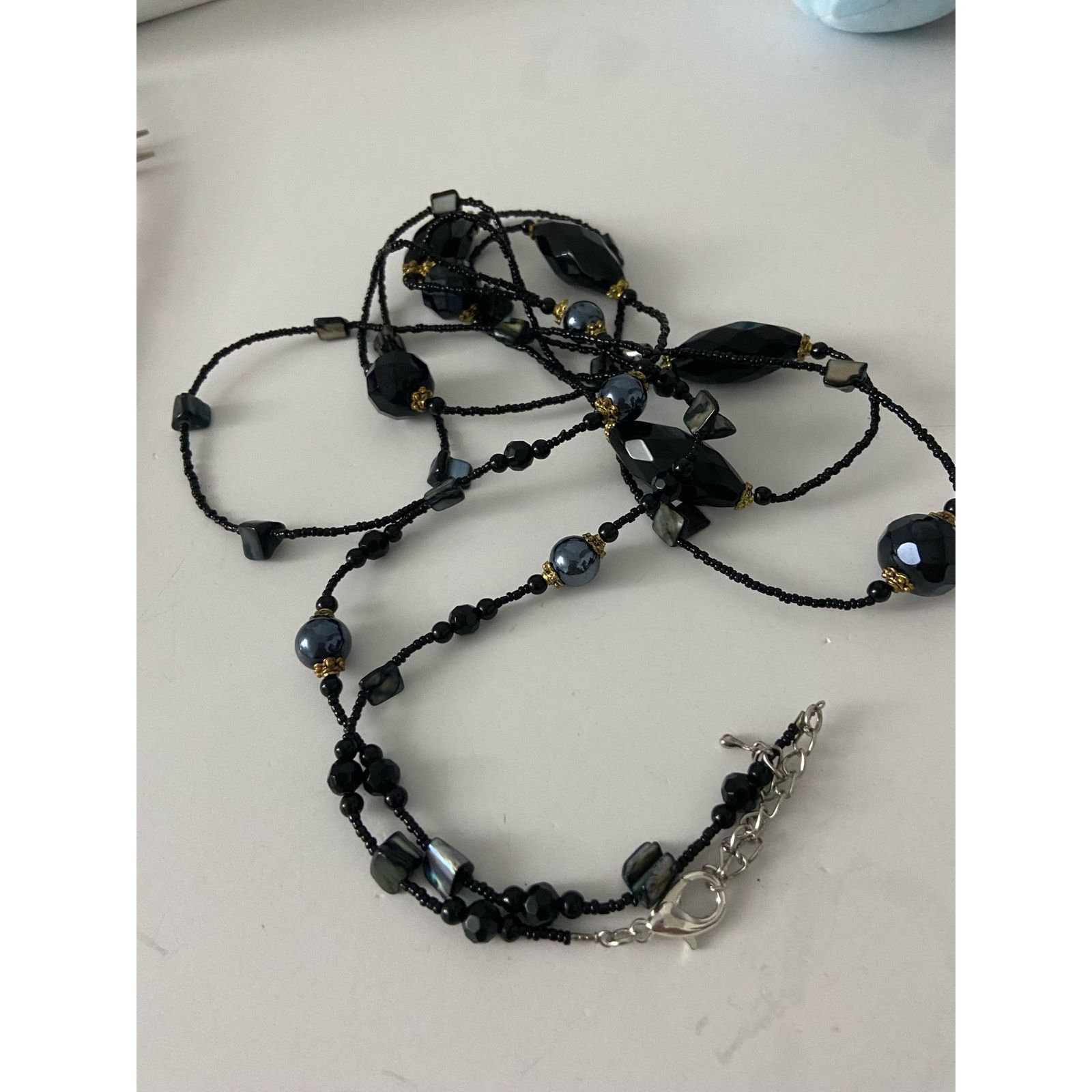 Other Layered black bead and shell necklace Size ONE SIZE - 5 Thumbnail