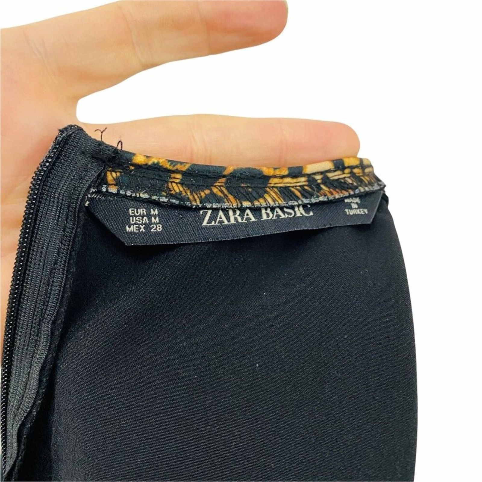 Zara Zara Animal Print Leopard Piping Dress Women Size Medium Size M / US 6-8 / IT 42-44 - 6 Thumbnail