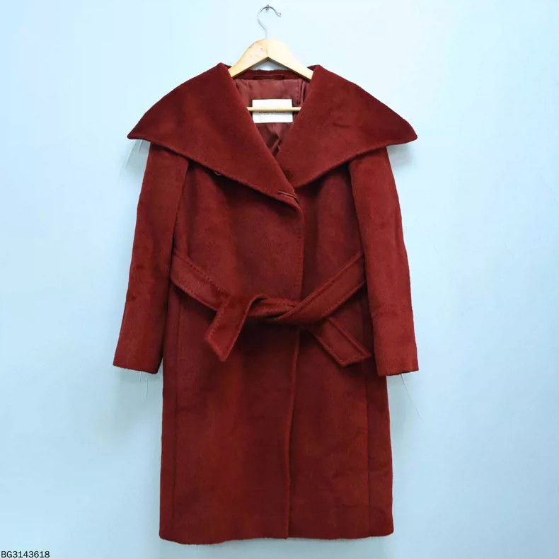 Max Mara MaxMara Wool Long Single-Breasted Coat -dmc Size XS / US 0-2 / IT 36-38 - 1 Thumbnail