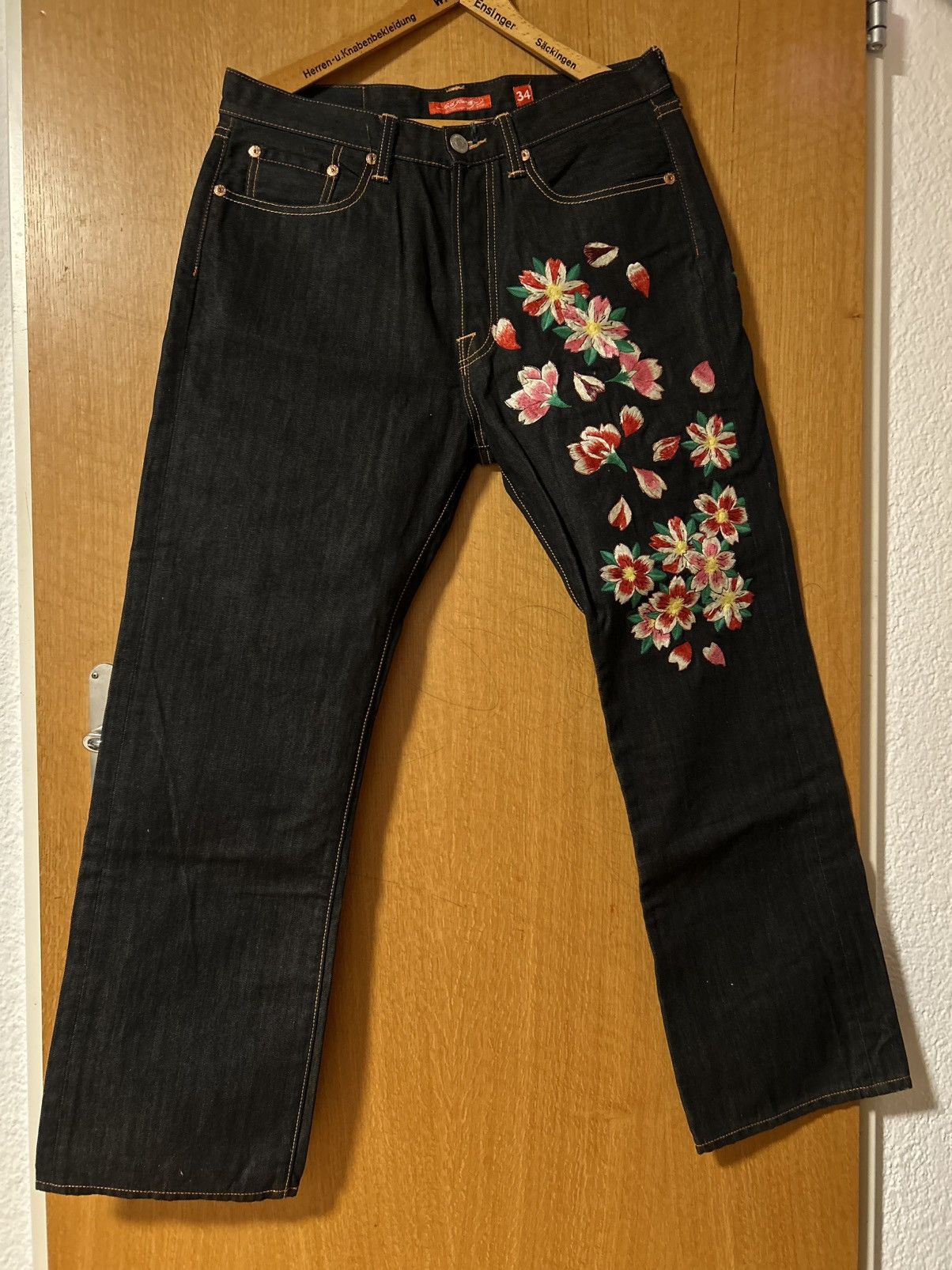 Ed Hardy Vintage Ed Hardy Baggy Jeans Size US 34 / EU 50 - 1 Thumbnail