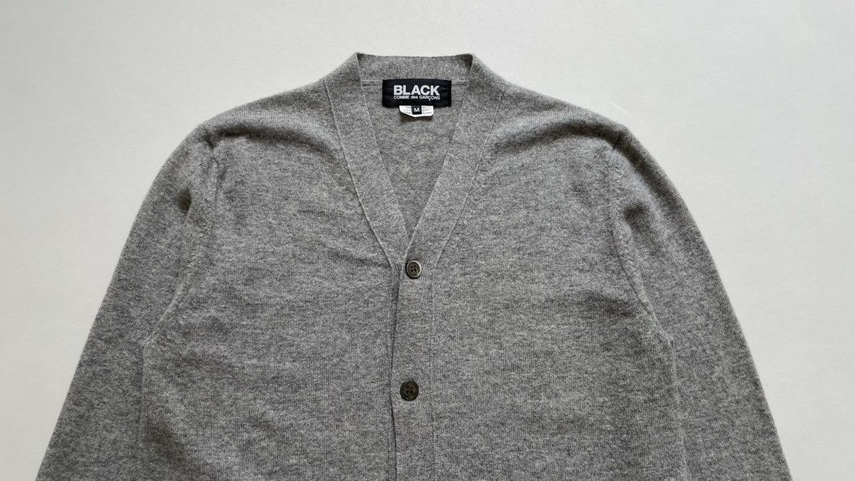 Comme des Garcons Gray / Black Dip Dyed Hem Cardigan Size US M / EU 48-50 / 2 - 3 Thumbnail