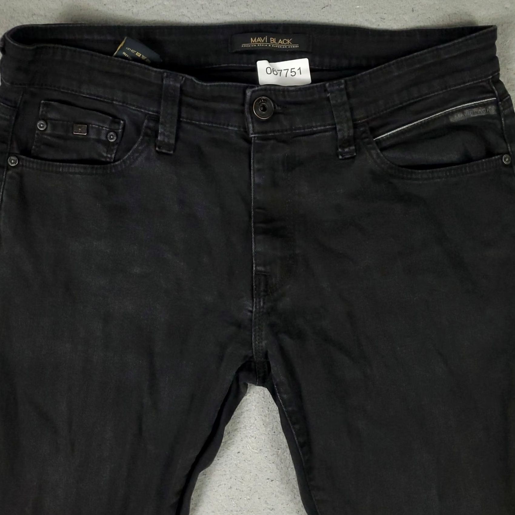 Vintage Mavi Jeans Mens Size 36x28 Black Straight Leg 5 Pocket Denim Pants Jeans Size US 36 / EU 52 - 2 Thumbnail