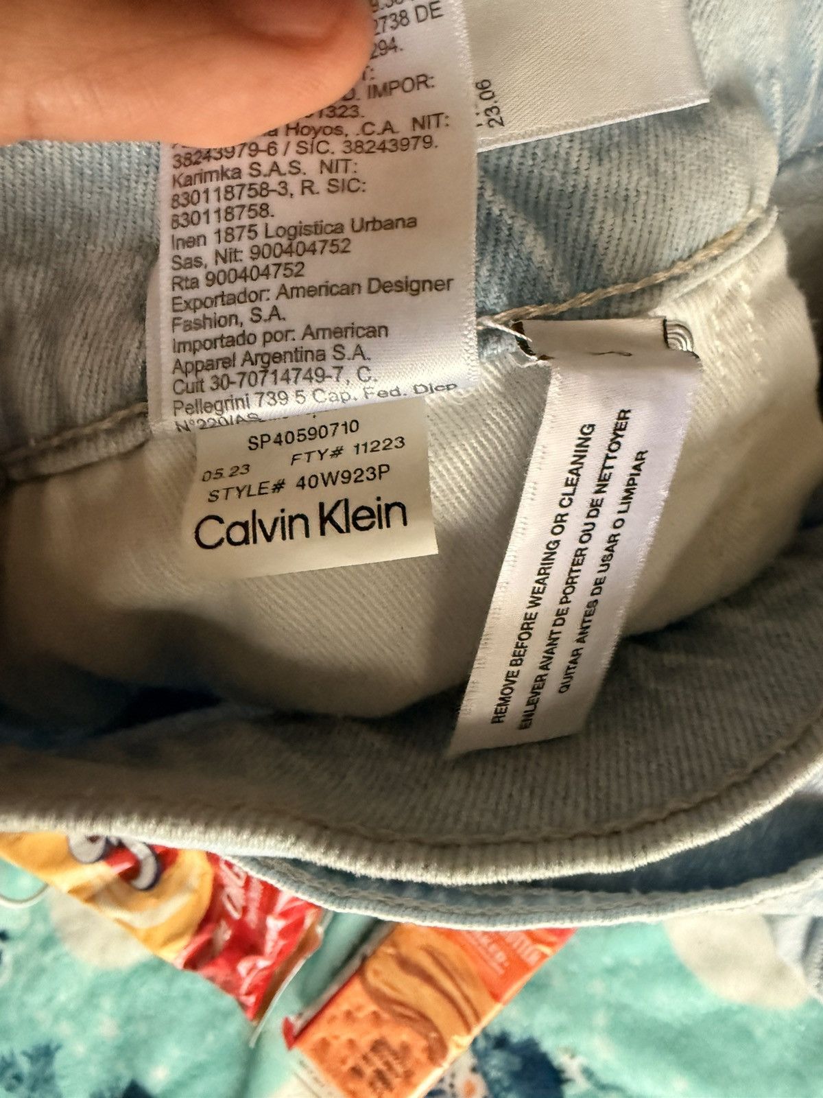 Calvin Klein Calvin Klein Ultra-High Wide Leg Jeans Size US 34 / EU 50 - 5 Thumbnail