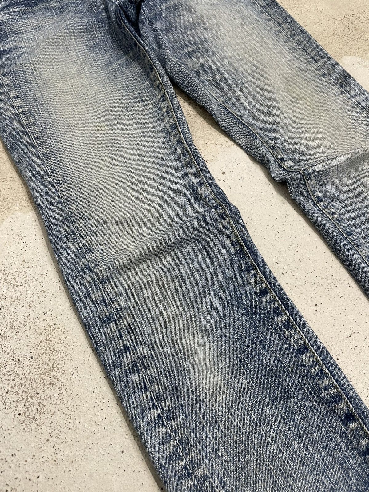 Acid Wash Rusty Skinny Japan Denim
