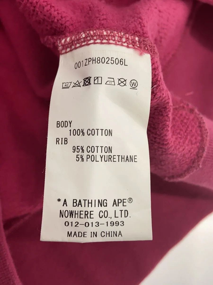 Bape A Bathing Ape Cotton Zip Hoodie Pink Size US M / EU 48-50 / 2 - 4 Thumbnail