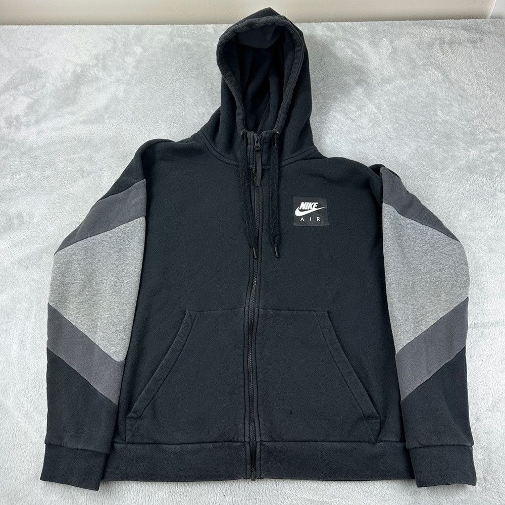 Nike Nike Air Black Full Zip Hoodie Men’s Size M Size US M / EU 48-50 / 2 - 1 Thumbnail